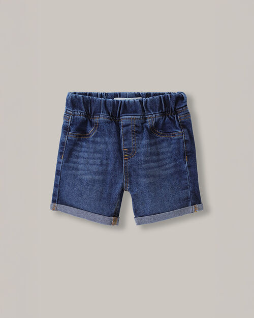 Short Pull On Índigo